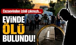 Cezaevinden İzinli Çıkmıştı... Evinde Ölü Bulundu!