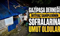 Gazipaşa Derneği İhtiyaç sahiplerinin sofralarına umut oldular