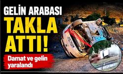 Gelin Arabası Takla Attı!