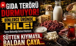 Binlerce üründe hile! Sütten kıymaya, baldan çaya...