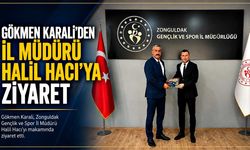 Gökmen Karali’den İl Müdürü Halil Hacı’ya ziyaret