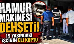 Hamur makinesine kaptırdığı eli bileğinden koptu; İşçiler fenalık geçirdi