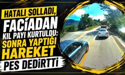 Hatalı solladı, faciadan kıl payı kurtuldu: Sonra yaptığı hareket pes dedirtti