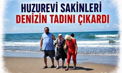 Huzurevi sakinleri denizin tadını çıkardı