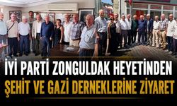 İYİ Parti Zonguldak heyetinden şehit ve gazi derneklerine ziyaret