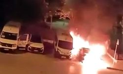 İki araç alevlere teslim oldu
