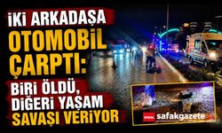 İki Arkadaşa Otomobil Çarptı: Biri Öldü, Diğeri Yaşam Savaşı Veriyor