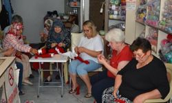 İlmek ilmek dev Türk bayrağı ördüler