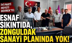 İYİ Parti heyeti Devrek’te: "Esnaf sıkıntıda, Zonguldak sanayi planında yok!"