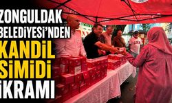 Zonguldak Belediyesi’nden kandil simidi ikramı