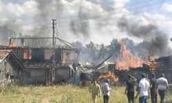 Kastamonu'da 2 ev, 1 ahır ve 1 samanlık alevlere teslim oldu