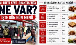 Kent Lokantası’nda Yeni Haftanın Menüsü Açıklandı