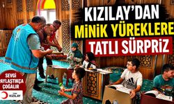 Kızılay'dan minik yüreklere tatlı sürpriz