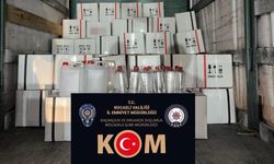 Kocaeli'de 2 bin 400 litre kaçak etil alkol ele geçirildi