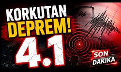 4.1 büyüklüğünde deprem! AFAD verileri paylaştı