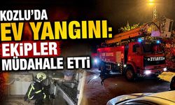 Kozlu’da ev yangını: Ekipler müdahale etti