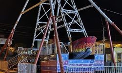 Lunaparkta iş kazası: Gondoldan düşen işçi yaralandı