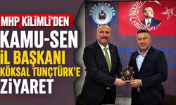 MHP Kilimli’den Kamu-Sen İl Başkanı Köksal Tunçtürk’e ziyaret