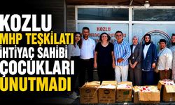 MHP Kozlu teşkilatı ihtiyaç sahibi çocukları unutmadı