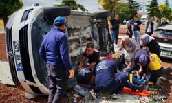 Otomobillerin çarpıştığı kazada 7 kişi yaralandı