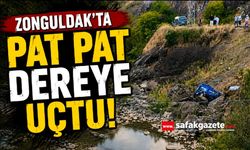 Zonguldak'ta pat pat dereye uçtu!