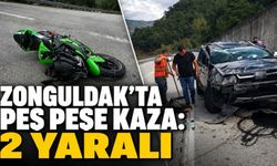 Zonguldak’ta Peş Peşe Kaza: 2 Yaralı