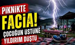 Piknikte facia! Çocuğun üstüne yıldırım düştü