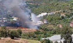 Helikopter pilotunun dikkati sayesinde yangın büyümeden söndürüldü
