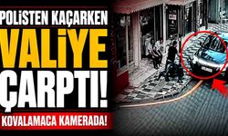Polisten kaçarken valiye çarptı