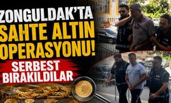 Sahte altın şüphelileri adli kontrolle serbest bırakıldı
