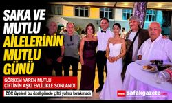 Saka ve Mutlu ailelerinin mutlu günü: Yaren ile Görkem dünyaevine girdi