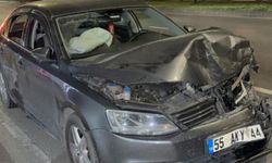 Samsun’da otomobil hafif ticari araca arkadan çarptı: 1 yaralı