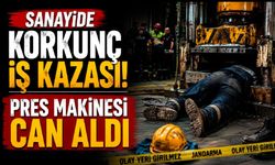 Sanayide iş kazası! Pres makinesine sıkışan işçi hayatını kaybetti