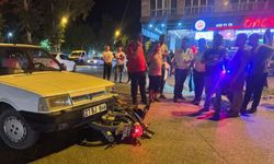 Şanlıurfa'da otomobil ile çarpışan motosikletin sürücüsü yaralandı