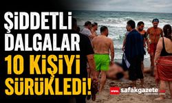 İnkumu'nda boğulma tehlikesi geçiren 10 kişi kurtarıldı