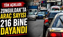 TÜİK açıkladı: Zonguldak’ta araç sayısı 216 bine dayandı