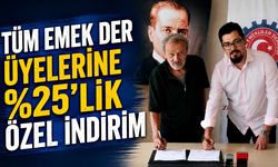TÜM EMEK DER üyelerine yüzde 25’lik özel indirim