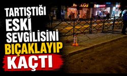 Tartıştığı eski sevgilisini bıçaklayıp kaçtı