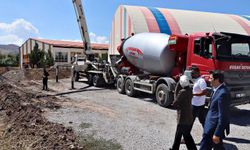 Tercan’da yapılacak kreş binasının temeli atıldı