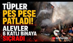 Tüpgaz bayisinde yangın: Tüpler patladı, 4 kişi hastanelik oldu