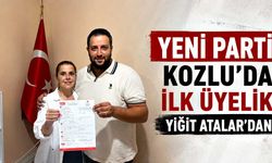 YENİ Parti Kozlu’da ilk üyelik Yiğit Atalar’dan