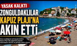 Yasak kalktı, Zonguldaklılar Kapuz Plajı’na akın etti