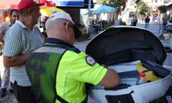 Yayaların alanına giren sürücülere ceza