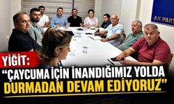 Yiğit: “Çaycuma için inandığımız yolda durmadan devam ediyoruz”