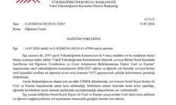 YÖK'ten öğrenim ücreti artışına ilişkin vakıf üniversitelerine uyarı yazısı