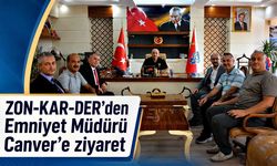 ZON-KAR-DER’den Emniyet Müdürü Canver’e ziyaret