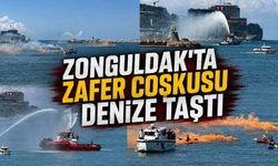 Zonguldak'ta Zafer coşkusu denize taştı