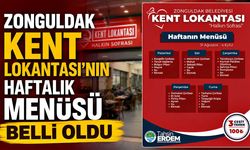 Zonguldak Kent Lokantası’nın haftalık menüsü belli oldu