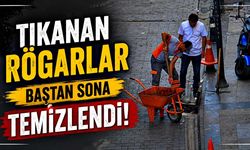 Tıkanan rögarlar baştan sona temizlendi!