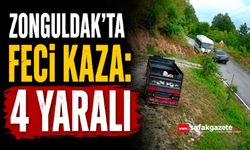 Zonguldak'ta feci kaza: 4 yaralı